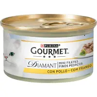 Purina Gourmet Diamant Panneaux Doux Avec Poulet 24X85