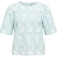 Object Mya Short Sleeve Blouse Bleu 36 Femme