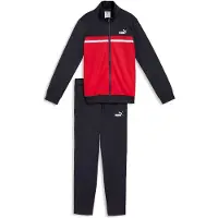 Puma Poly Colorblock Tracksuit Rouge 7-8 Years Garçon