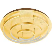 Eglo 98488 POZONDON LED Plafonnier 22,5W Ø520mm doré blanc blanc chaud