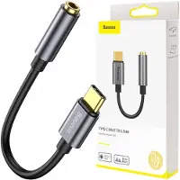 Baseus Adaptateur Audio L54 Usb-C + Mini Jack 3,5Mm (Szary)
