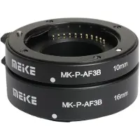 Meike Kit de tubes d'extension Eco Micro 4/3 (Adaptateur macro, Four Thirds), Convertisseur d'objectif, Noir