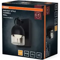 Osram Applique murale extérieure , gris foncé, 6 W, 450 lm, 3000 K, angle de diffusion de 110°, durée de vie de 50 000 heures, indice de protection IP65