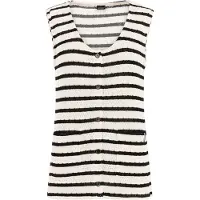 Protest Lilian Sleeveless V Neck T-shirt Blanc M Femme