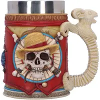 Nemesis Now Kufel Luffy One Piece 17 cm - Ręcznie malowany, Licencjonowany, Resin