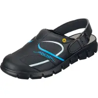 ABEBA Sabot schwarz/ blau ESD - 40