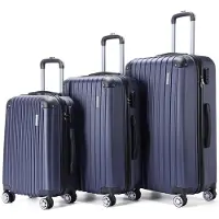 VERTICAL STUDIO "Göteborg" 20" 24" 28" Valise Ensemble de 3 marine