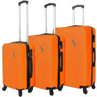 VERTICAL STUDIO "Vantaa" Valise Ensemble de 3 20" 24" 28" orange