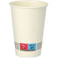 Papstar 100 gobelets pour distributeurs automatiques, carton "To Go" 0,18 l Ø 7 cm - 9,2 cm blanc (100x)