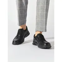 Clarks Shoes pour homme. 26137385 Chaussures en cuir Cotrell Edge noir (42.5), Plat, Lacets, Casuel
