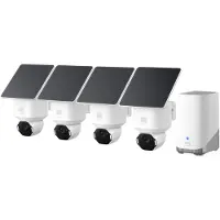 Eufy SoloCam E42 Lot de 4 + HomeBase 3