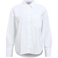 Object Zila Long Sleeve Shirt Blanc 44 Femme