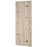 Haku Porte-manteau mural avec boutons chromés | Oak design