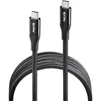 NGS KNOT 240W-2, 2 m, USB C, USB C, 40 Gbit/s, Noir
