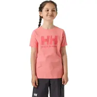 Helly Hansen Logo Short Sleeve T-shirt Rose 14 Years Garçon