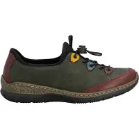 Rieker Chaussure de sport à lacets sapin