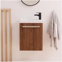 MOB-IN Ensemble lave-mains suspendu NEVADA avec robinet noir