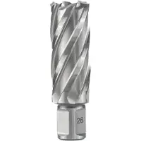 EUROBOOR 21003002501004 HCS.250 Kernbohrer, HSS, D 25 mm, DoC 30 mm, Weldon (25 mm)