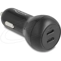 DeLOCK Kfz Ladeadapter 2x USB Type-C PD 3.0 mit 40W
