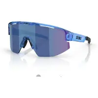 Bliz Unisexe, Lunettes de sport, Matrix Small (Bleu transparent, Smoke/Blue Multicolor), Bleu