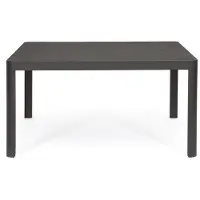 Bizzotto Table à rallonges Kiplin 149 x 97/149 x 77 cm, aluminium anthracite