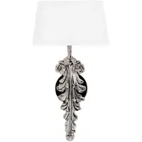 Casa Padrino Applique murale de luxe nickel - Lampe de luxe pour hôtel restaurant