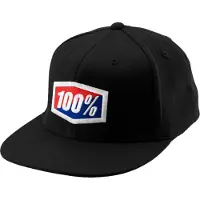 100% Official J Fit Cap Noir L-XL