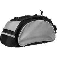 Trizand Sac à vélo noir et gris
