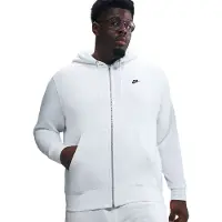 Nike Veste de survêtement 'CLUB' blanc