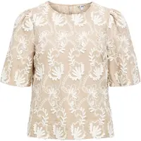 Object Chemisier 'OBJMya' beige / blanc