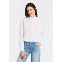 BOSS pour femme. 50557480 Chemisier Banny blanc (34), Casuel, Coton, Manche longue