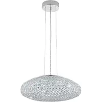 Eglo Lampe à suspension Clemente 54cm gris métallisé