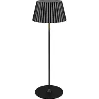 TRIO Lampe d'extérieur noire avec batterie rechargeable intégrée LED 2W SUAREZ RL