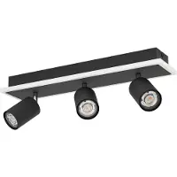 Eglo Spot LED au plafond Rimbocchi 1 3L - noir - orientable