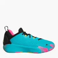Adidas Chaussures de Basketball d'Initiation Homme Lucid Cyan/Core Black/Preloved Lime
