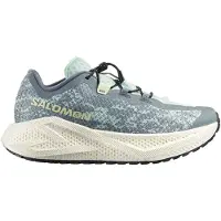 Salomon - Chaussures de gravel - Aero Glide 4 Grvl W Stormy Weather/Lichen - Taille 38 - Bleu