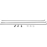 Zipp Rayons externes Cx-sprint J-bend, lot de 3, gris, 254 mm, gris, 254 mm