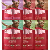 Carnilove Pouch Paté - Dinde & Buffle avec pétales de rose - 12 x 300 g