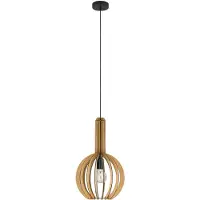 Eglo Lampe suspendue en bois Velasco Ø 31 cm