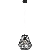 Eglo Stype, montage fixe, noir, noir, acier, noir, Intérieur