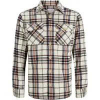 Jack & Jones Chemise 'JJEDarren' rouille / moka / noir