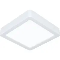 Eglo Lumière LED de plafond Fueva 6 Carré - Blanc - 15x15cm