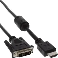 InLine 4043718042746 5 m HDMI Type A (Standard) DVI Noir