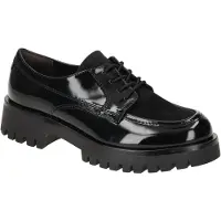 Tamaris 23790 Chaussures à lacets pour femmes - Chaussures basses élégantes noires NEUF