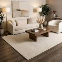 Studio Clarice Tapis berbère - Aicha Beige | 160x230 cm | Rectangulaire | Pile haute