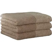 Cawoe Serviette sable / blanc