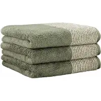 Cawoe Serviette beige / vert