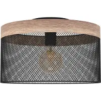 Eglo Kilnsdale, 1 ampoule(s), E27, IP20, noir, marron