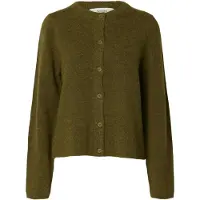 Selected Lulu New Cardigan Vert S Femme