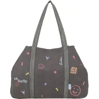 Fritzi aus Preußen sac shopper sac à épaule Simply Shopper Limited Embro Fun Anthra gris foncé